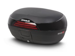 Kufer centralny na dwa kaski ze stelażem i płytą montażową Shad 46l Aprilia Sr MAX 125/300 2012-2017