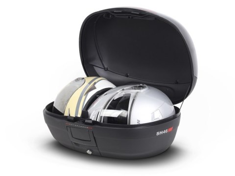 Kufer centralny na dwa kaski ze stelażem i płytą montażową Shad 46l BMW F 800 S 07-15 / F 800 R 09-15 Kufer centralny na dwa kaski ze stelażem i płytą montażową Shad 46l BMW F 800 S 07-15 / F 800 R 09-15