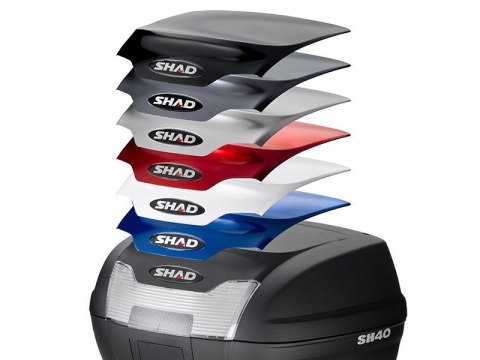 Kufer centralny ze stelażem i płytą montażową Shad 40l SYM WOLF SB 125i /250i (2012-13)