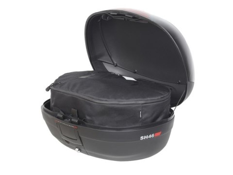 Kufer centralny na dwa kaski ze stelażem i płytą montażową Shad 46l Suzuki V-STROM 250 2017-2023