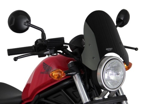 SZYBA MOTOCYKLOWA MRA HONDA CMX 500 REBEL, , 2017-, forma NSP, czarna