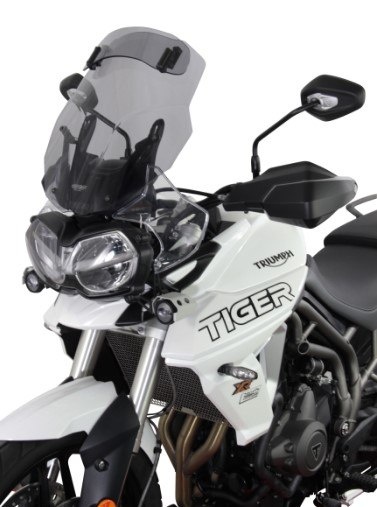 SZYBA MOTOCYKLOWA MRA TRIUMPH TIGER 800 /XC /XR, A08, 2018-, forma VTM, przyciemniana