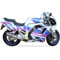 Tłumik wydech Ixil Suzuki GSX 750 RW 92-95 (GR7BD) typ SOVE (SLIP ON, 2 in 1)